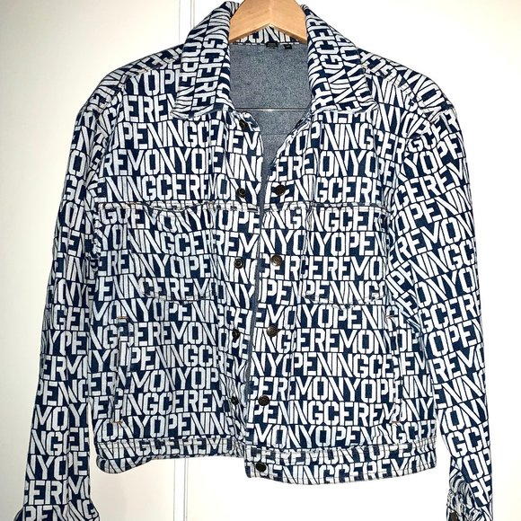 Opening Ceremony monogram Denim Jacket - Picture 1 of 4